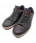 Santoni（サントーニ）の古着「レザースニーカー」｜ブラウン