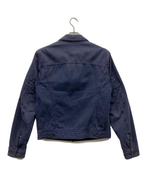 D&G（ディーアンドジー）D&G (ディーアンドジー) 製品染めデニムジャケット ネイビー サイズ:Sの古着・服飾アイテム