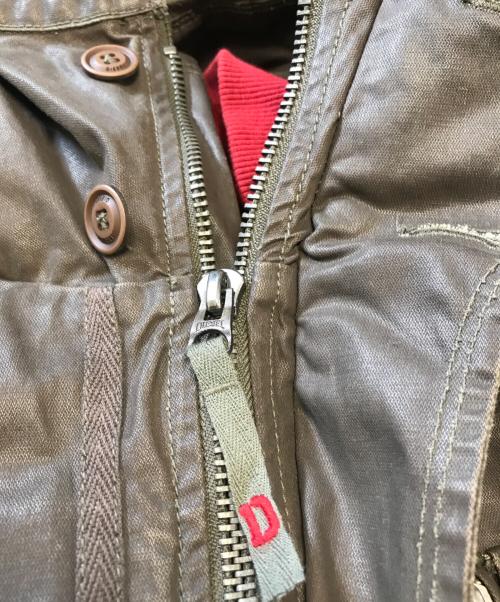 DIESEL（ディーゼル）DIESEL (ディーゼル) ライナー付モッズコート オリーブ サイズ:Sの古着・服飾アイテム