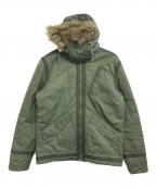 DIESELディーゼル）の古着「ファー中綿ジャケット」｜オリーブ