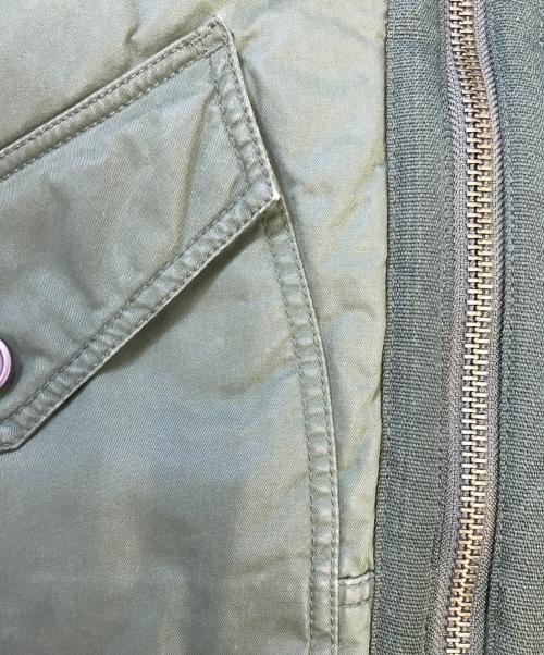 DIESEL（ディーゼル）DIESEL (ディーゼル) ファー中綿ジャケット オリーブ サイズ:Mの古着・服飾アイテム