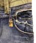 中古・古着 DOLCE & GABBANA (ドルチェ＆ガッバーナ) ドッキングデニムパンツ インディゴ×カーキ サイズ:46：18000円