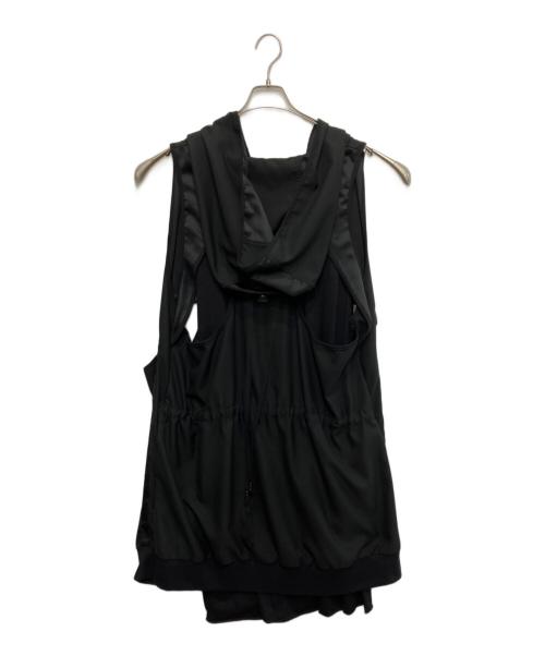 CATORCE（カトルセ）CATORCE (カトルセ) CT/MAD HOODIE NO SLEEVE ブラック サイズ:FREEの古着・服飾アイテム