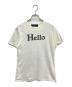 MADISON BLUE（マディソンブルー）の古着「HELLO CREW NECK TEE」｜ホワイト