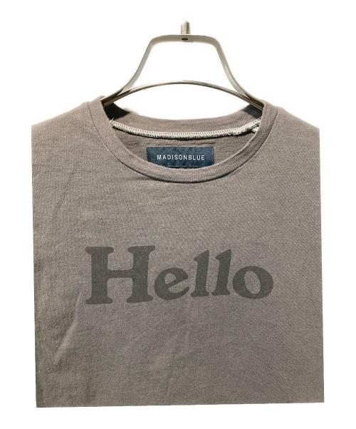 MADISON BLUE（マディソンブルー）MADISON BLUE (マディソンブルー) HELLO NOSLEEVE TEE チャコールグレー サイズ:Sの古着・服飾アイテム