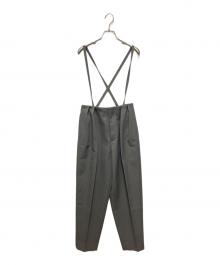 LOHEN（ローヘン）の古着「サスペンダーパンツ」｜グレー