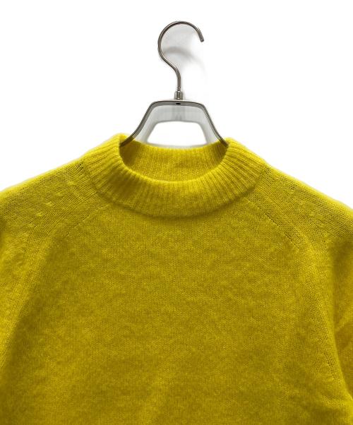BLAMINK（ブラミンク）BLAMINK (ブラミンク) カシミヤシルクニット イエロー サイズ:36の古着・服飾アイテム