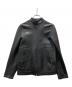 Hysteric Glamour（ヒステリックグラマー）の古着「14SS ボンディングゴートレザーシングルライダースジャケット」｜ブラック