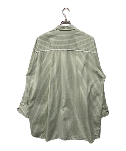 JOSE MOON（ジョゼムーン）JOSE MOON (ジョゼムーン) STRIPE SHIRT ライトグリーン サイズ:SIZE Freeの古着・服飾アイテム