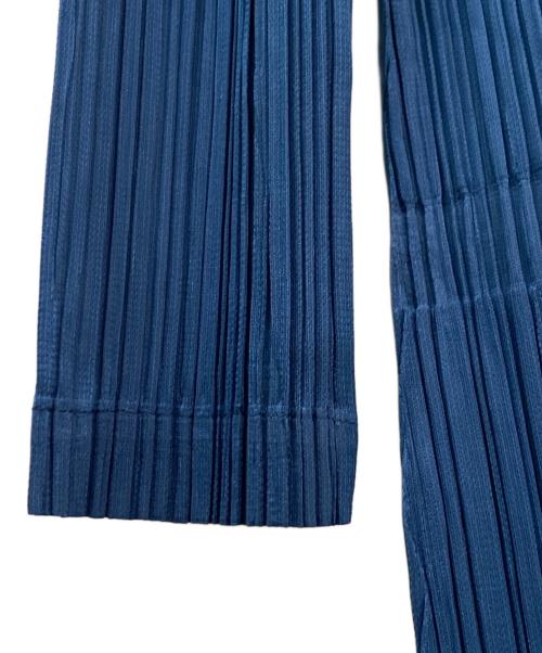 PLEATS PLEASE（プリーツプリーズ）PLEATS PLEASE (プリーツプリーズ) プリーツワンピース ブルー サイズ:3の古着・服飾アイテム