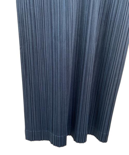 PLEATS PLEASE（プリーツプリーズ）PLEATS PLEASE (プリーツプリーズ) プリーツワンピース ブルー サイズ:3の古着・服飾アイテム