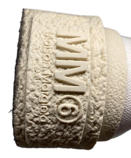 MM6 Maison Margiela（エムエムシックスメゾンマルジェラ）MM6 Maison Margiela (エムエムシックスメゾンマルジェラ) ボリュームソール キャンバススリッポン アイボリー サイズ:41の古着・服飾アイテム