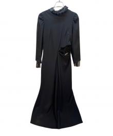 Ameri（アメリ）の古着「HOLE SPANGLE LACE DRESS」｜ブラック