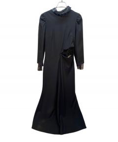 中古・古着通販】Ameri (アメリ) ワンピース PENTAGON NECK FOLD HEM