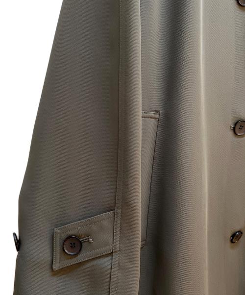 crewre（クルー）crewre (クルー) ドレープステンカラーコート グレー サイズ:1の古着・服飾アイテム