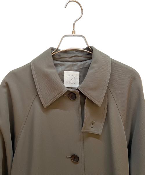 crewre（クルー）crewre (クルー) ドレープステンカラーコート グレー サイズ:1の古着・服飾アイテム