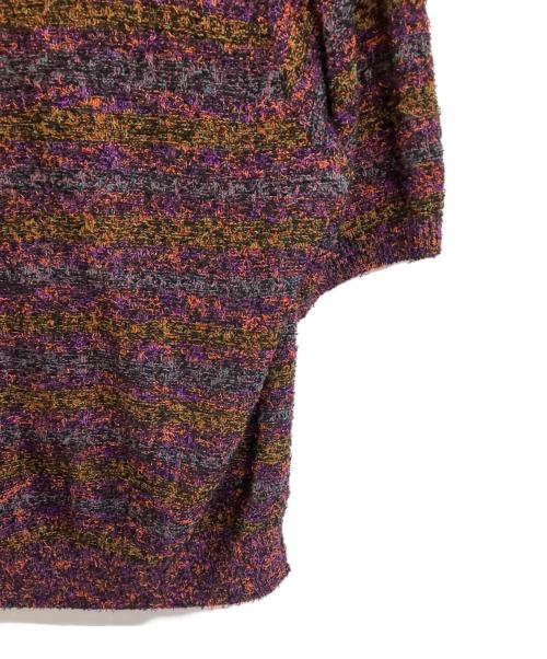 reverve（リバーブ）reverve (リバーブ) POLO SKIPPER KNIT パープル サイズ:Fの古着・服飾アイテム