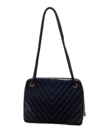 CHANEL（シャネル）の古着「シェブロン Vステッチ 2WAYバッグ」｜ブラック