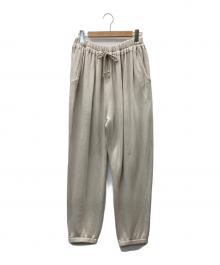 edit.for lulu（エディットフォールル）の古着「ギャザースウェットパンツ」｜ベージュ