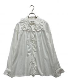 LULU vintage（ルル ヴィンテージ）の古着「コットンツイルナイトブラウス」｜ホワイト