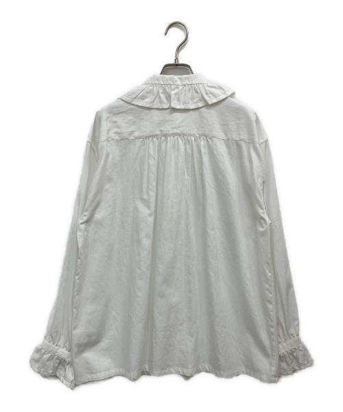 LULU vintage（ルル ヴィンテージ）LULU vintage (ルル ヴィンテージ) コットンツイルナイトブラウス ホワイト サイズ:Fの古着・服飾アイテム