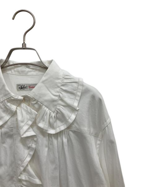 LULU vintage（ルル ヴィンテージ）LULU vintage (ルル ヴィンテージ) コットンツイルナイトブラウス ホワイト サイズ:Fの古着・服飾アイテム