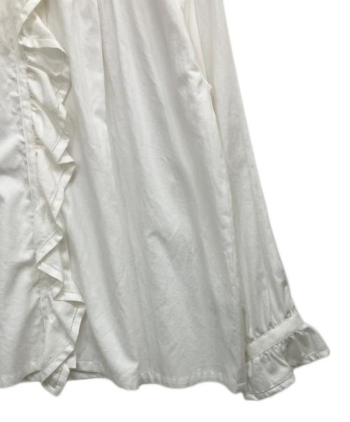 LULU vintage（ルル ヴィンテージ）LULU vintage (ルル ヴィンテージ) コットンツイルナイトブラウス ホワイト サイズ:Fの古着・服飾アイテム