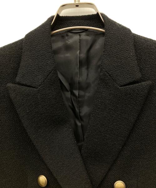 ANAYI（アナイ）ANAYI (アナイ) 金釦ウールダブルジャケット ブラック サイズ:34の古着・服飾アイテム