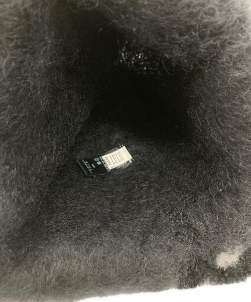 edit.for lulu（エディットフォールル）edit.for lulu (エディットフォールル) キッドモヘヤMIXニットキャップ ブラック サイズ:-の古着・服飾アイテム