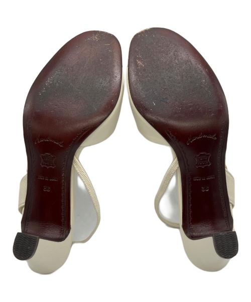 edit.for lulu（エディットフォールル）edit.for LuLu (エディットフォールル) オープントゥサンダル ホワイト サイズ:36の古着・服飾アイテム