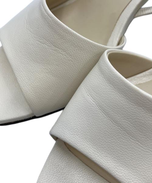 edit.for lulu（エディットフォールル）edit.for LuLu (エディットフォールル) オープントゥサンダル ホワイト サイズ:36の古着・服飾アイテム