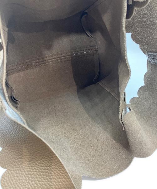 LUDLOW（ラドロー）LUDLOW (ラドロー) スカラップ トートバッグ ベージュ サイズ:-の古着・服飾アイテム
