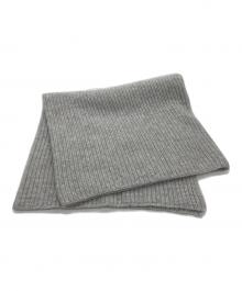 douce gloire（ドゥースゴロワー）の古着「カシミヤ リブ スヌード」｜グレー