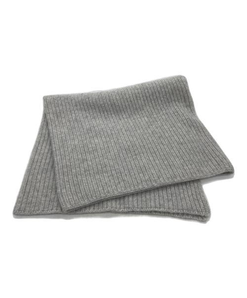 douce gloire（ドゥースゴロワー）douce gloire (ドゥースゴロワー) カシミヤ リブ スヌード グレーの古着・服飾アイテム