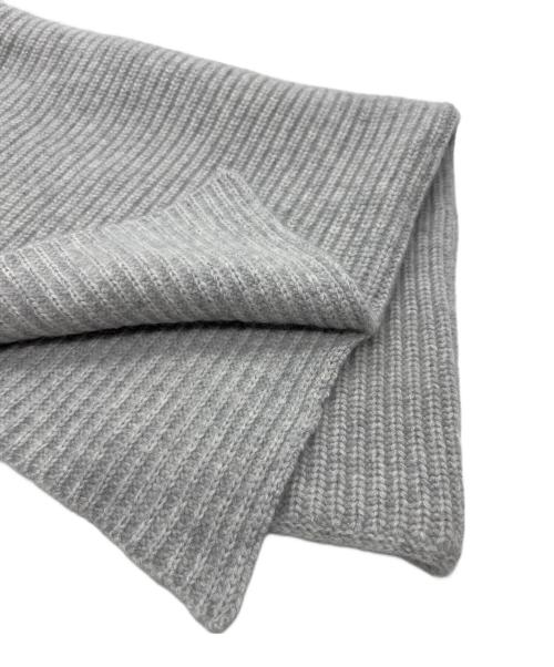 douce gloire（ドゥースゴロワー）douce gloire (ドゥースゴロワー) カシミヤ リブ スヌード グレーの古着・服飾アイテム