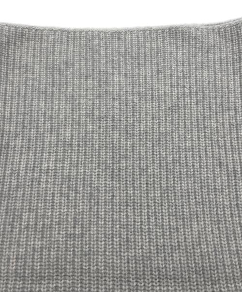 douce gloire（ドゥースゴロワー）douce gloire (ドゥースゴロワー) カシミヤ リブ スヌード グレーの古着・服飾アイテム