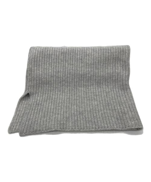 douce gloire（ドゥースゴロワー）douce gloire (ドゥースゴロワー) カシミヤ リブ スヌード グレーの古着・服飾アイテム