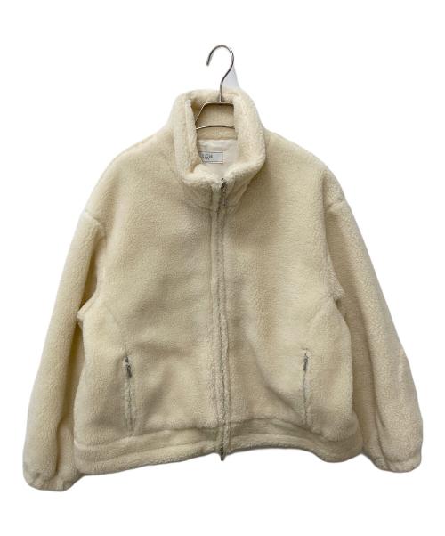 SLOBE IENA（スローブ イエナ）SLOBE IENA (スローブ イエナ) ウールコンボアスタンドコクーンブルゾン ホワイト サイズ:36の古着・服飾アイテム