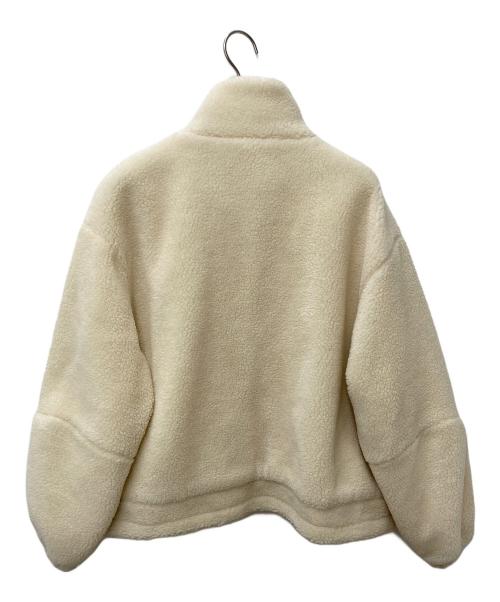 SLOBE IENA（スローブ イエナ）SLOBE IENA (スローブ イエナ) ウールコンボアスタンドコクーンブルゾン ホワイト サイズ:36の古着・服飾アイテム