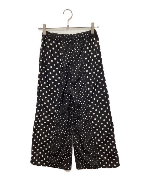 BEARDSLEY（ビアズリー）BEARDSLEY (ビアズリー) ドットコンビパンツ ブラックの古着・服飾アイテム