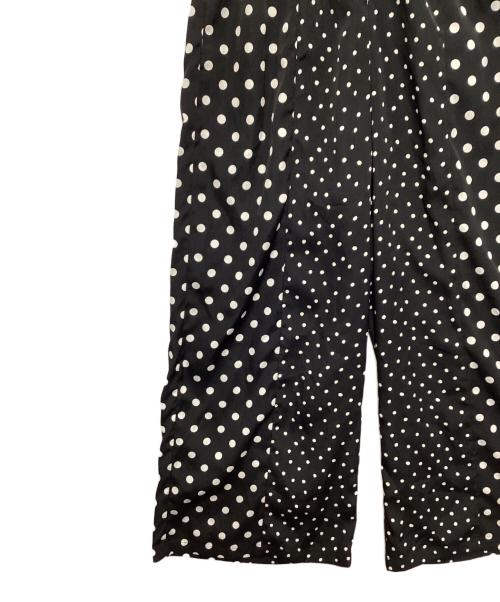 BEARDSLEY（ビアズリー）BEARDSLEY (ビアズリー) ドットコンビパンツ ブラックの古着・服飾アイテム