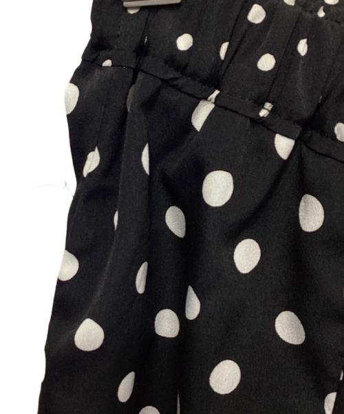 BEARDSLEY（ビアズリー）BEARDSLEY (ビアズリー) ドットコンビパンツ ブラックの古着・服飾アイテム