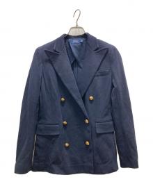 POLO RALPH LAUREN（ポロ・ラルフローレン）の古着「金釦ダブルジャケット」｜ネイビー