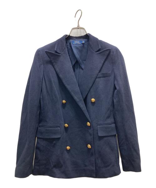 POLO RALPH LAUREN（ポロ・ラルフローレン）POLO RALPH LAUREN (ポロ・ラルフローレン) 金釦ダブルジャケット ネイビー サイズ:2の古着・服飾アイテム