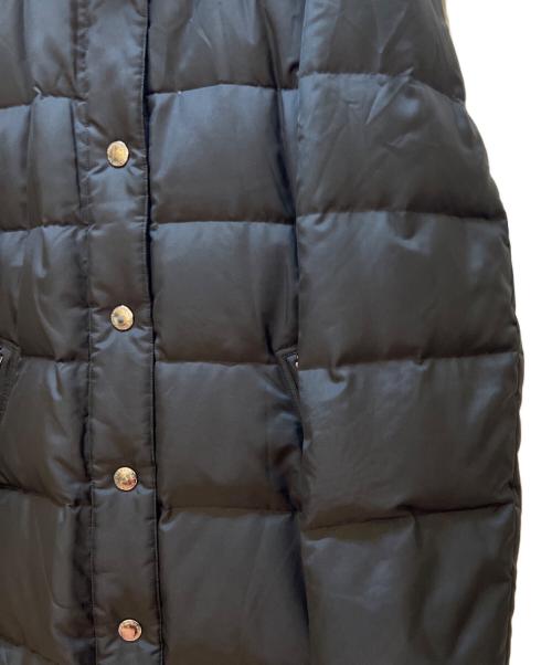 BURBERRY LONDON（バーバリーロンドン）BURBERRY LONDON (バーバリーロンドン) フォックスファー付ダウンコート ブラック サイズ:Mの古着・服飾アイテム