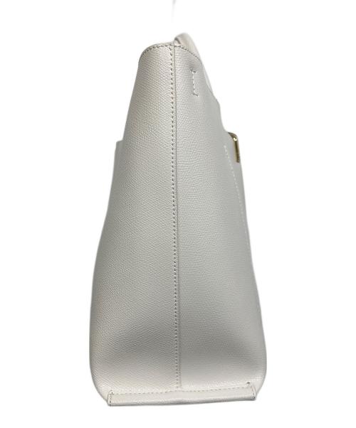FURLA（フルラ）FURLA (フルラ) Ribbon 2WAYトートバッグ ホワイトの古着・服飾アイテム