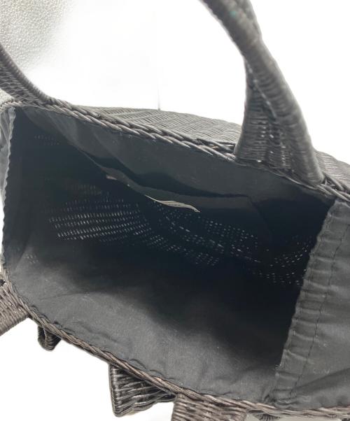 anatelier（アナトリエ）anatelier (アナトリエ) リボンカゴバッグ ブラックの古着・服飾アイテム