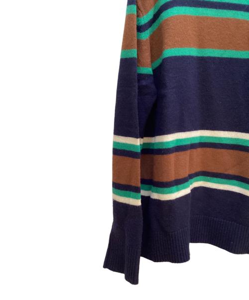 Acne studios（アクネ ストゥディオス）Acne studios (アクネ ストゥディオス) ボーダーニット ネイビー サイズ:Sの古着・服飾アイテム