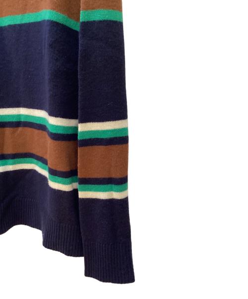 Acne studios（アクネ ストゥディオス）Acne studios (アクネ ストゥディオス) ボーダーニット ネイビー サイズ:Sの古着・服飾アイテム