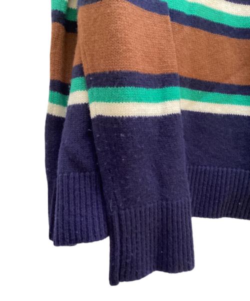 Acne studios（アクネ ストゥディオス）Acne studios (アクネ ストゥディオス) ボーダーニット ネイビー サイズ:Sの古着・服飾アイテム